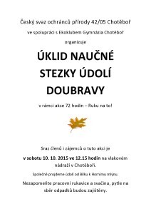 plakát - Doubravka 15
